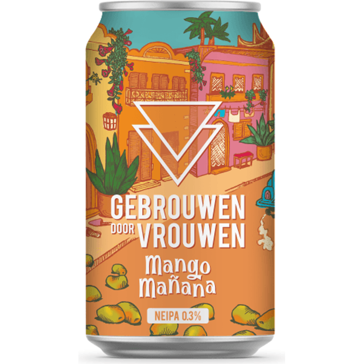Gebrouwen Door Vrouwen Mango Manana 0,3% 330ML
