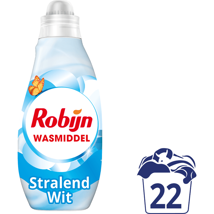 Robijn Klein & Krachtig Wasmiddel Wit 665ML