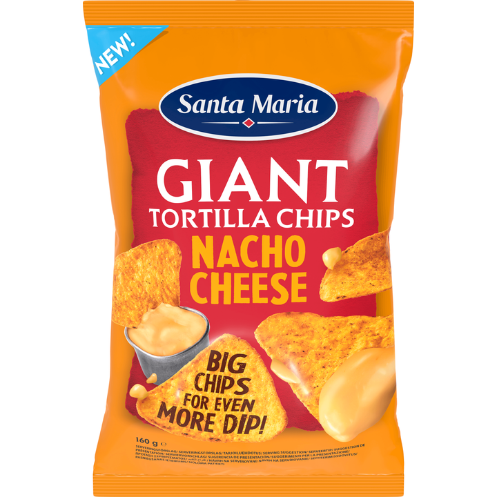 Giant Tortilla Chips Nacho Cheese