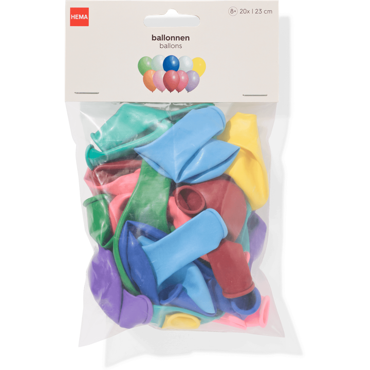 Ballonnen Kleur 23cm 20 Stuks