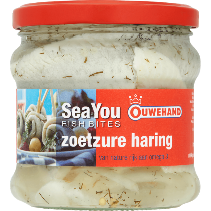 Ouwehand Sea You Fish Bites Zoetzure Haring 355 g