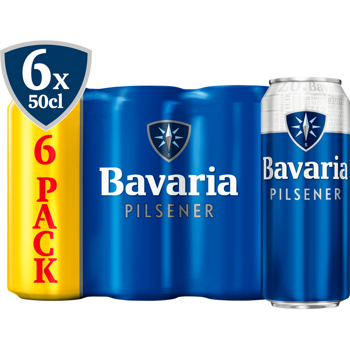 Bavaria - Pilsener - Blik - 6 x 500ML