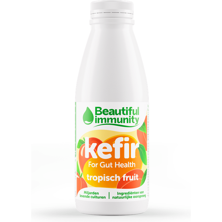 Beautiful Immunity Kefir ondersteunt de darmflora Tropisch fruit 500 ml