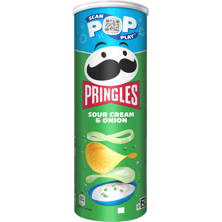 Pringles Zure Room & Uien 165 g