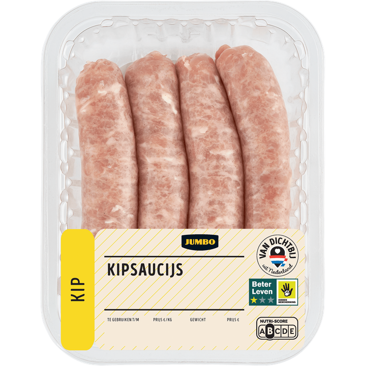 Kipsaucijs 4 Stuks