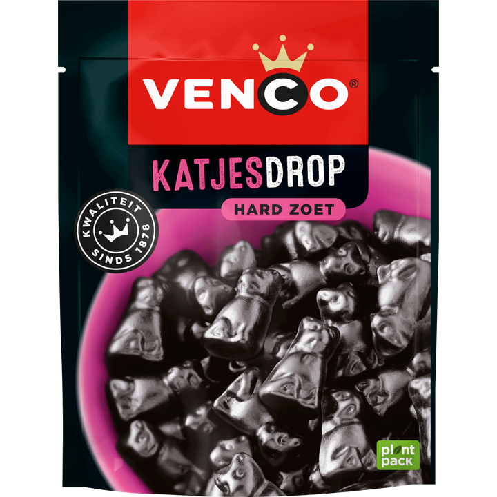 Venco Katjesdrop Hard Zoet 235 g