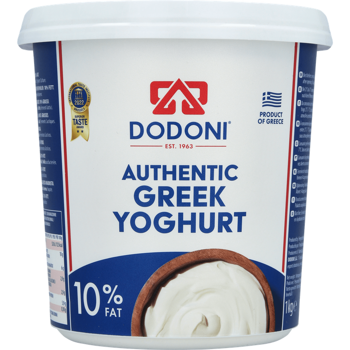 Dodoni Authentieke Griekse Yoghurt 10% Vet 1 kg