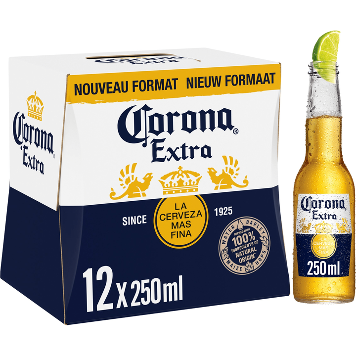 Corona Extra Bier Flessen 12x250ML