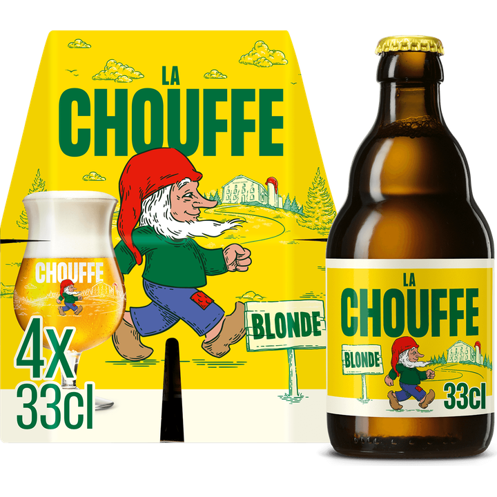 La Chouffe - Blond - Fles - 4 x 330ML
