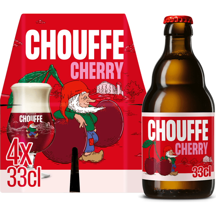 Chouffe - Cherry - Fles - 4 x 330ML