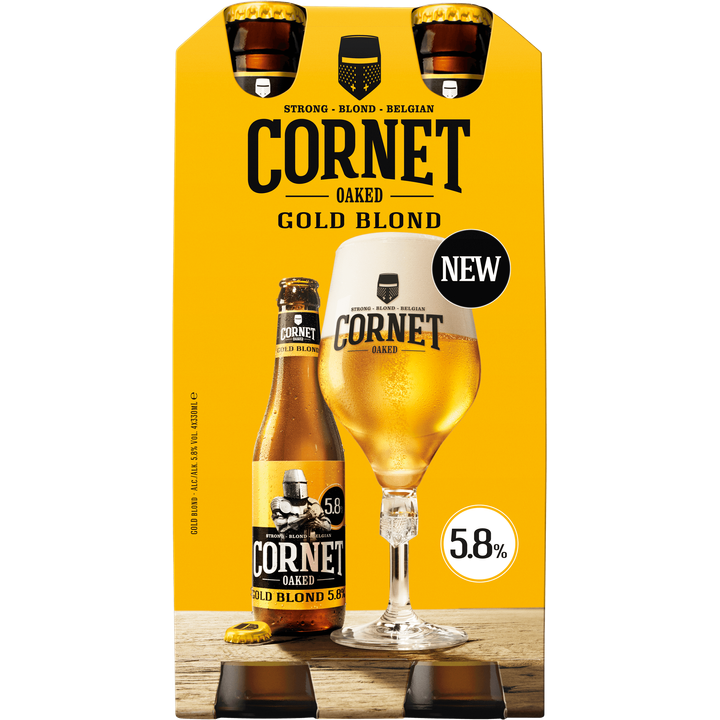 Cornet Oaked Gold Blond 5,8% 4x330ML