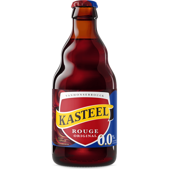 Kasteelbier Kasteel - Rouge - 0.0% Alcoholvrij - Fles - 330ML