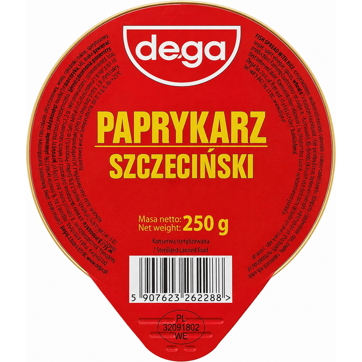 Paprykarz Szczecinski Vispasta met Rijst