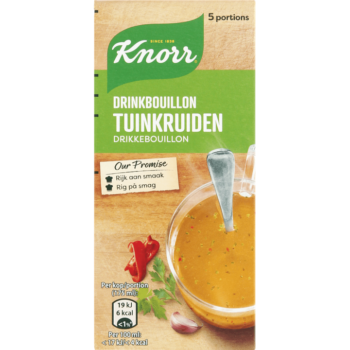 Knorr Drinkbouillon Tuinkruiden 120 g