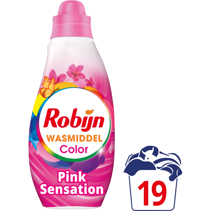 Robijn Klein & Krachtig Classics Vloeibaar Wasmiddel Color Pink Sensation 19 Wasbeurten