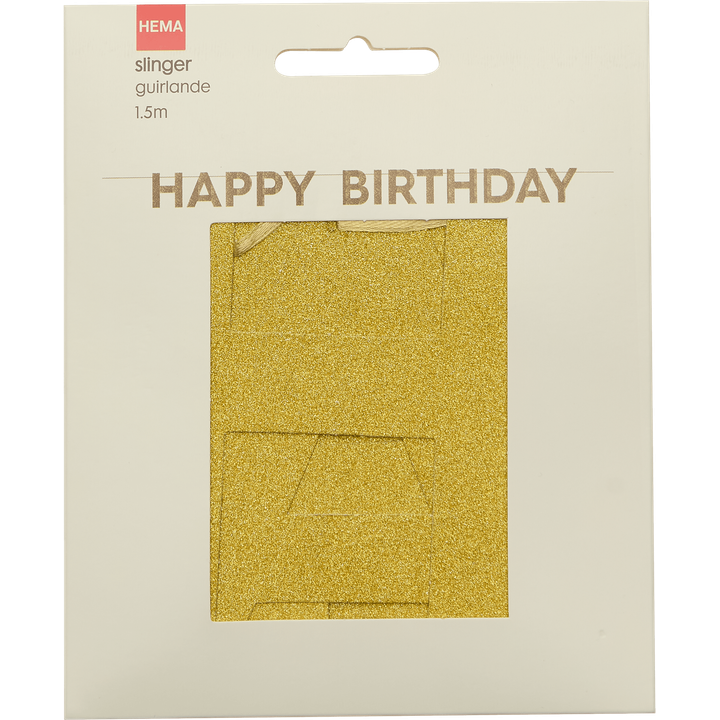 slinger happy birthday glitter 1 Stuk