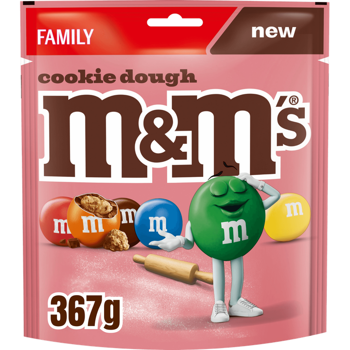 M&M's Cookie Dough Chocolade met Koekjesdeegsmaak 367g