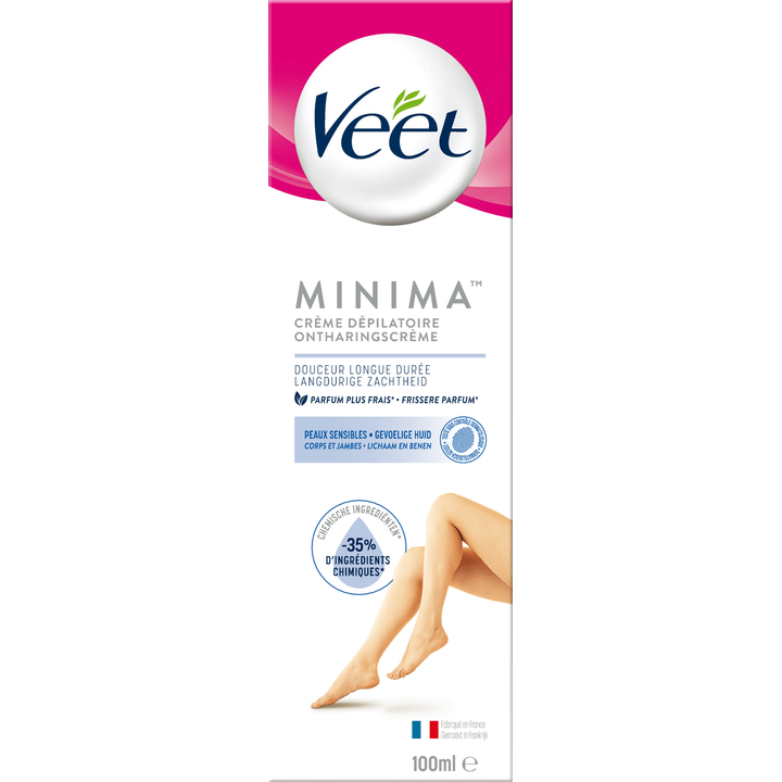 Veet Ontharingscreme Gevoelige Huid Lichaam en Benen 100ML