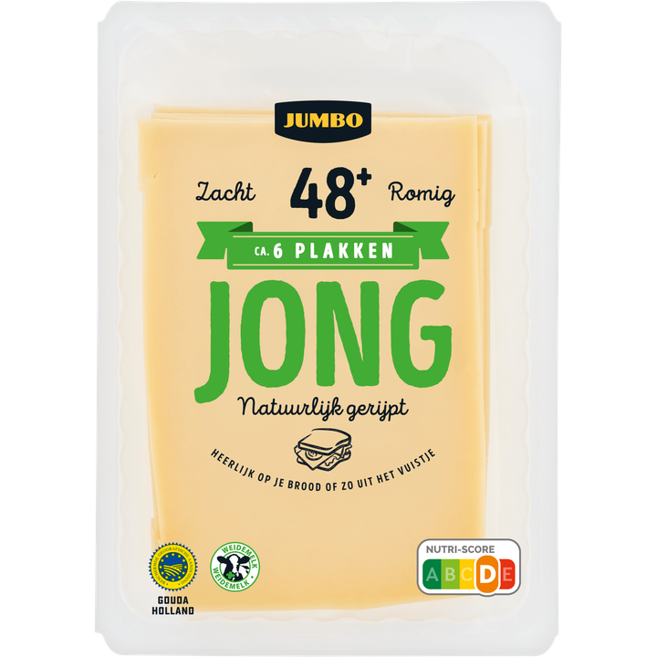 Jumbo Kaas Jong 48+ Plakken 190 g