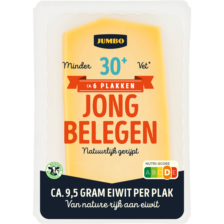 Jumbo Kaas Jong Belegen 30+ Plakken 190 g