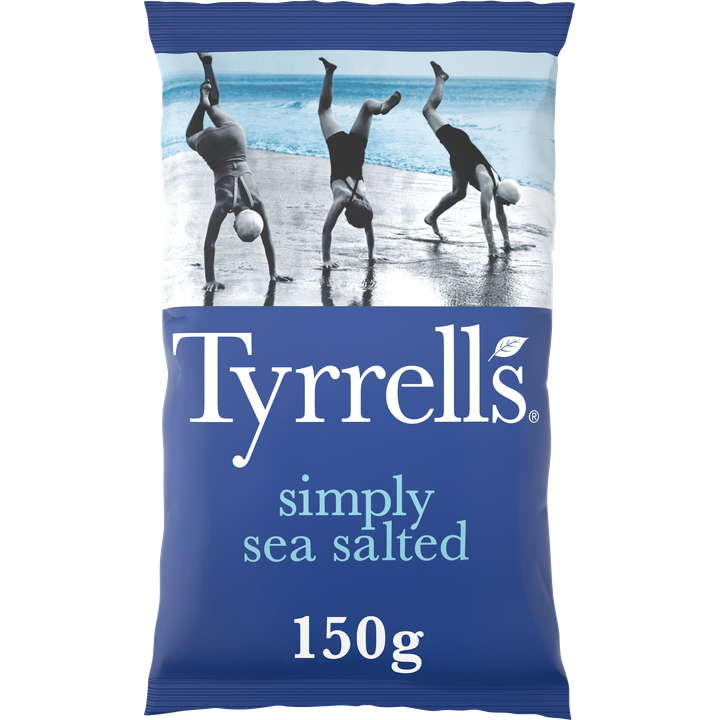 Tyrrells Simply Sea Salted Chips 150 g