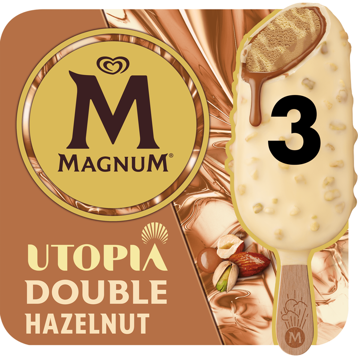 Magnum IJs Utopia Double Hazelnut 3 x 85 ml