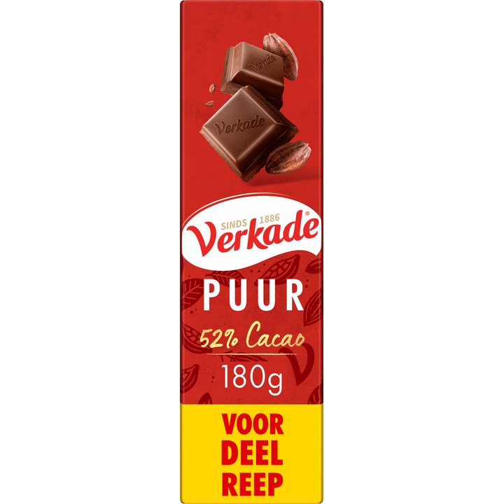 Verkade Puur Voordeelreep 180 g