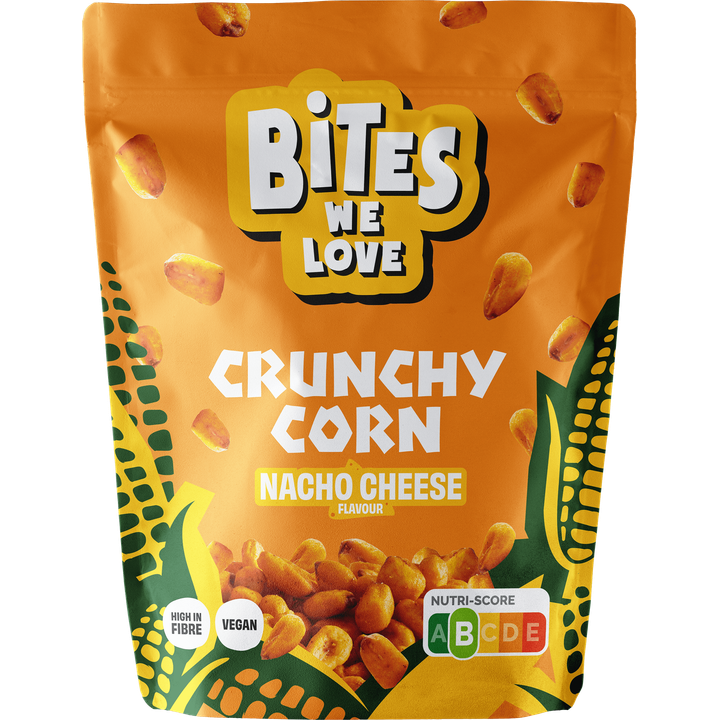 BitesWeLove Crunchy Corn Nacho Cheese 100 g