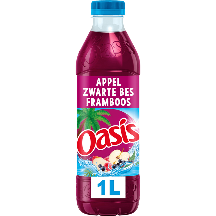 Oasis Appel Zwarte Bes Framboos Smaak 1 L