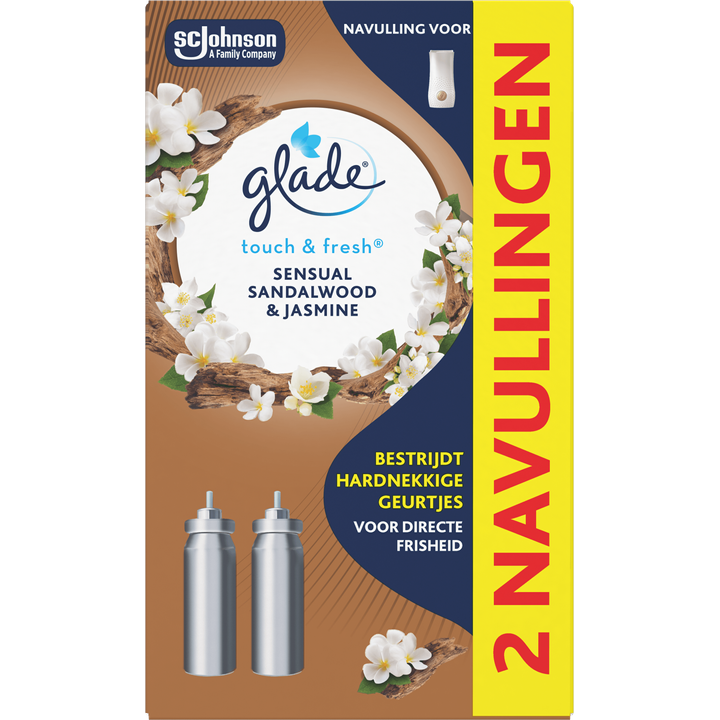Glade Touch & Fresh Sensual Sandalwood & Jasmine 2 x 10 ml
