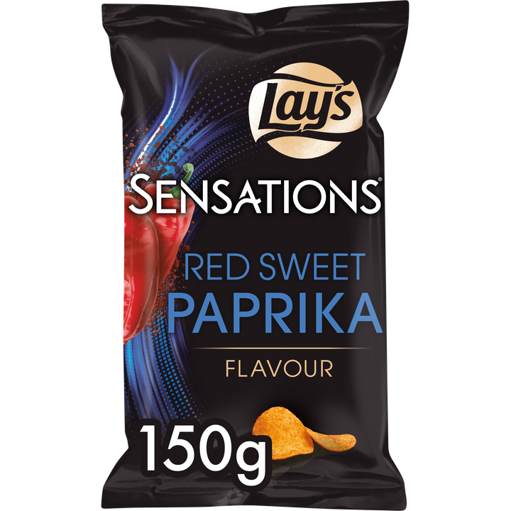 Lay's Sensations Red Sweet Paprika Chips 150 gr