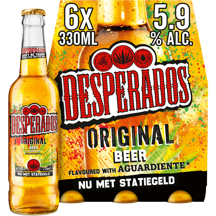 Desperados Original Bier Fles 6 x 330ml