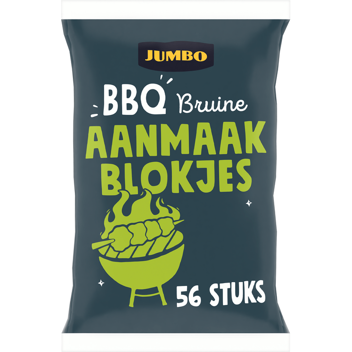 BBQ Bruine Aanmaakblokjes 56 Stuks