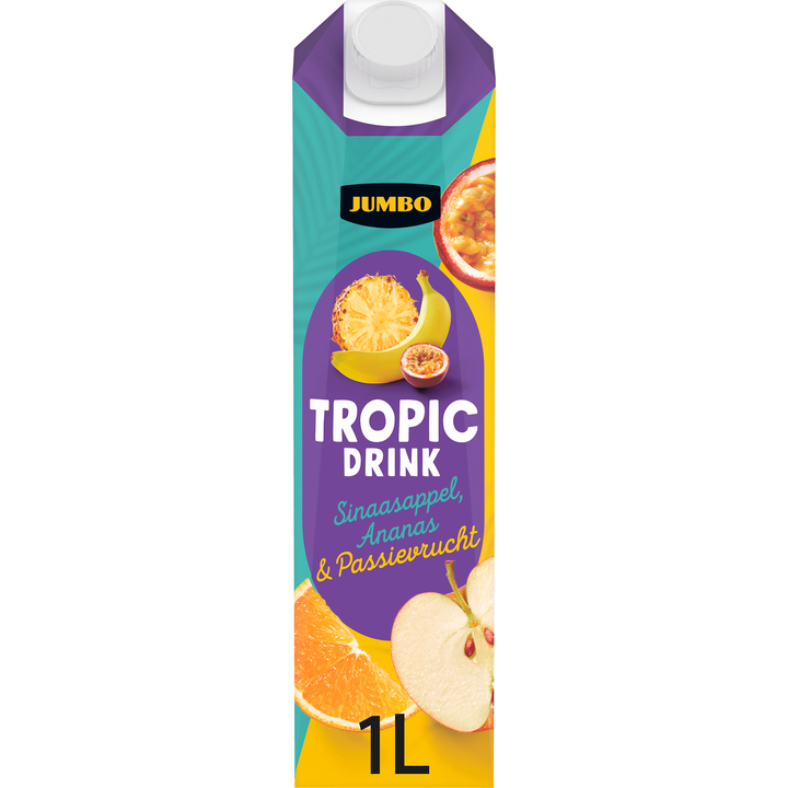 Tropic Drink Sinaasappel, Ananas & Passievrucht