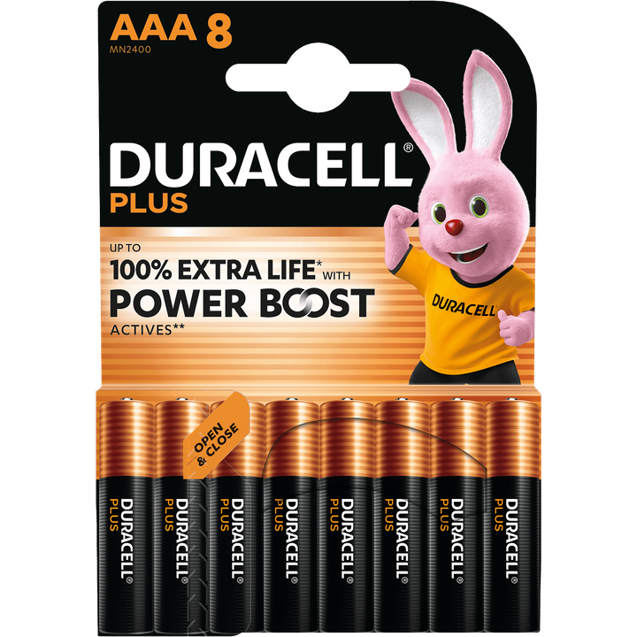 Plus Power Boost AAA 8 Stuks