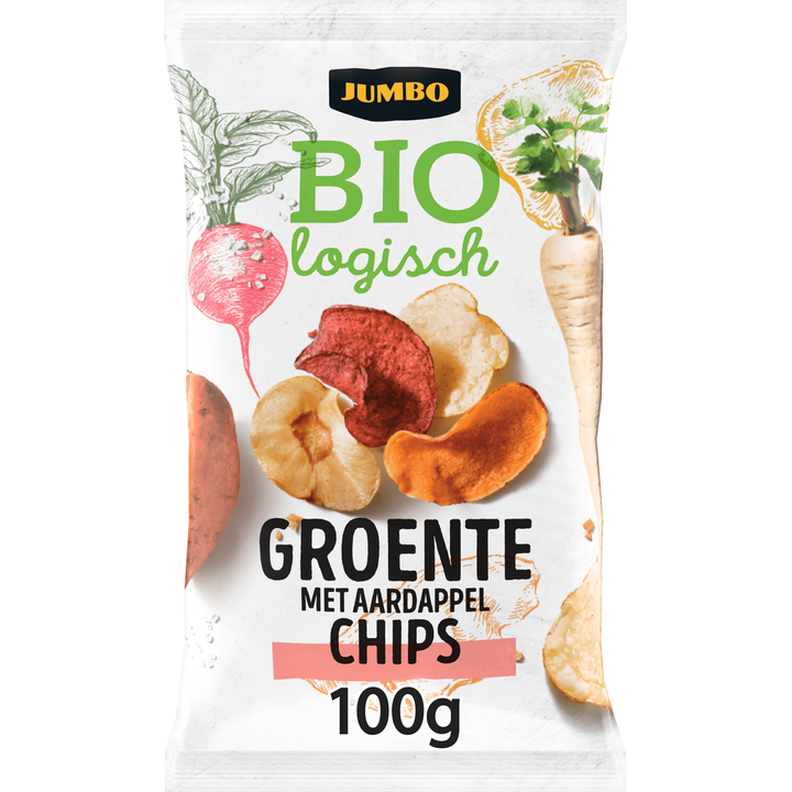 Biologisch Groente Chips met Aardappel