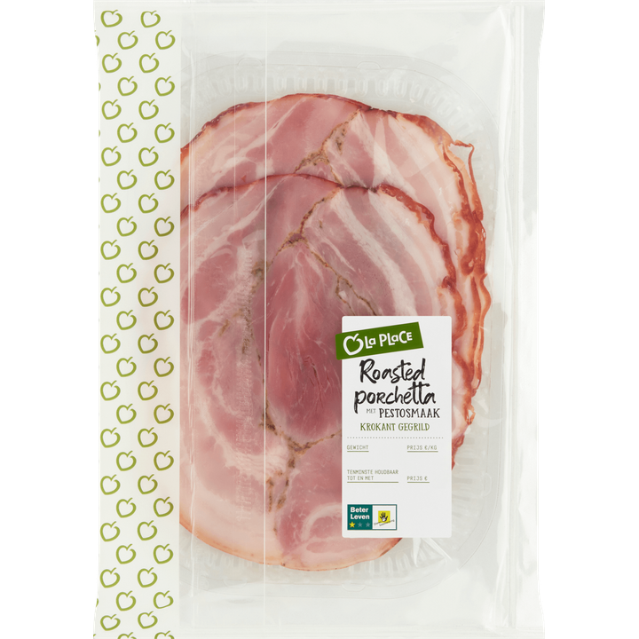 La Place Roasted Porchetta met Pestosmaak ca. 100 g