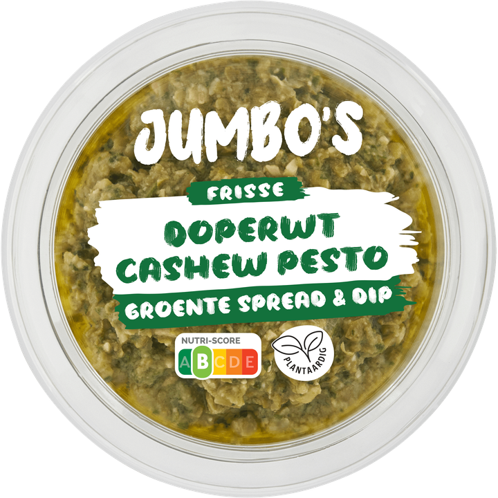 Frisse Doperwt Cashew Pesto Groente Spread & Dip