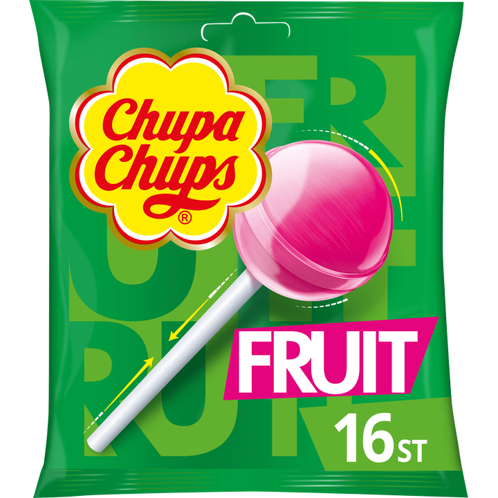 Chupa Chups Fruit 16 stuks 