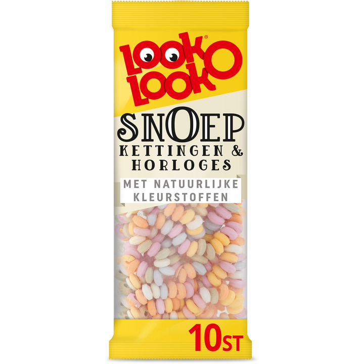 Look-O-Look Snoep Kettingen & Horloges Vegan 10 stuks