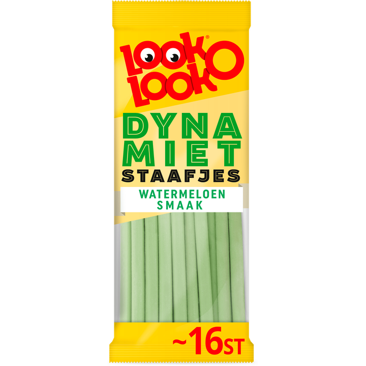 Look-O-Look Dynamietstaafjes Watermeloen 16 stuks 