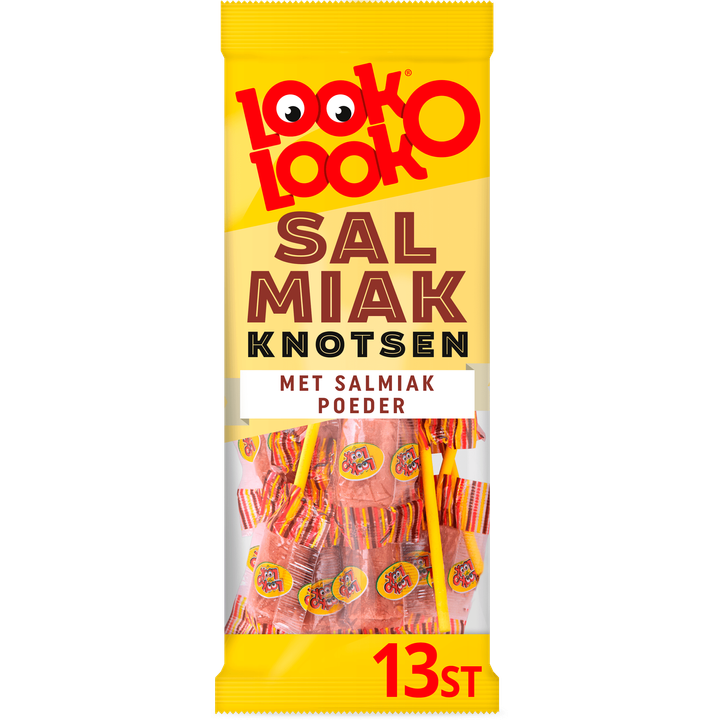 Look-O-Look Salmiakknotsen 13 stuks