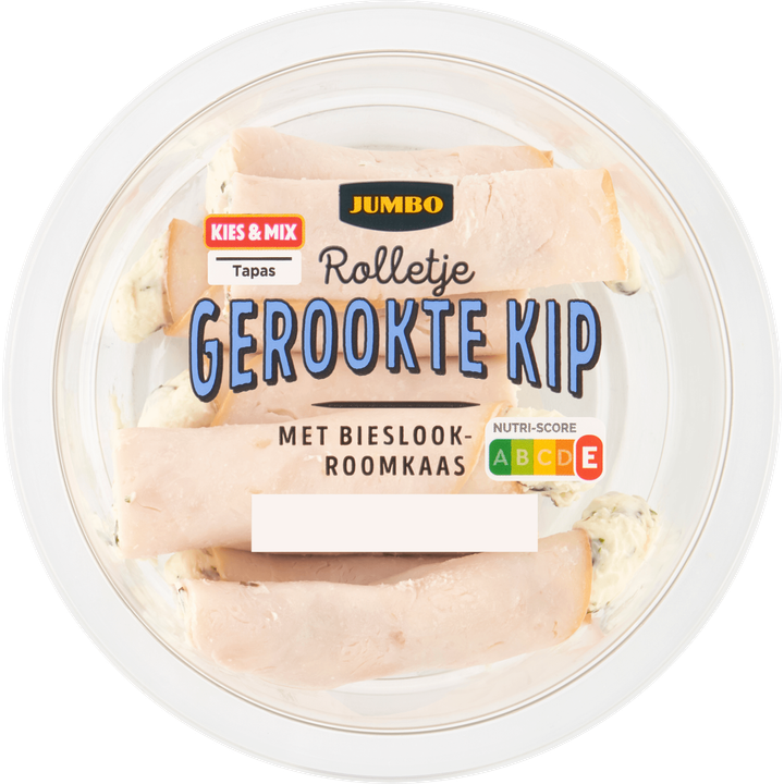 Rolletje Gerookte Kip met Bieslookroomkaas