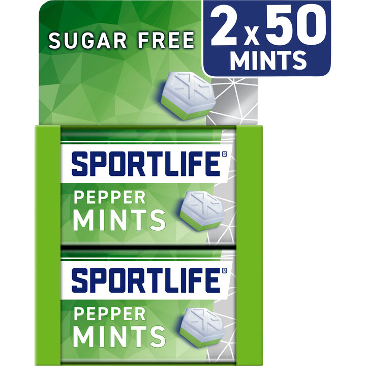 Sportlife Peppermint Mints Suikervrij 2x35g