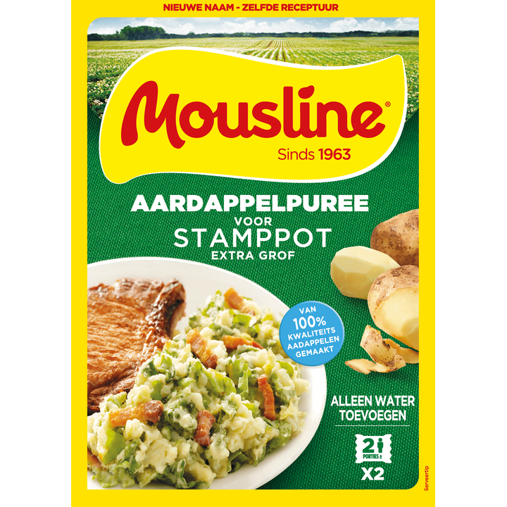 Mousline Aardappelpuree Voor Stamppot Extra Grof 230g