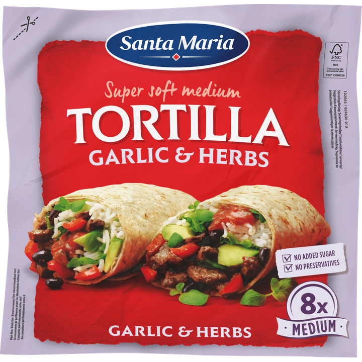 Tortilla Wraps Moringa & Spinach Tortillas With Roasted Veg Filling
