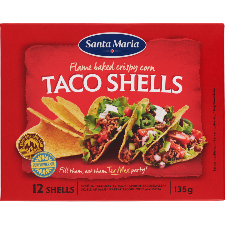 Santa Maria Taco Schelpen 12 Stuks 135 g