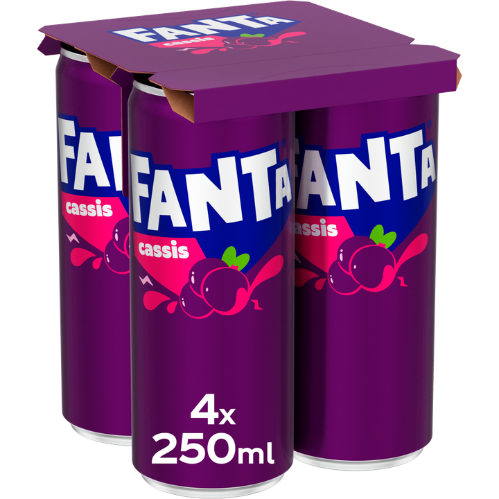 Fanta Cassis 4 x 250 ml