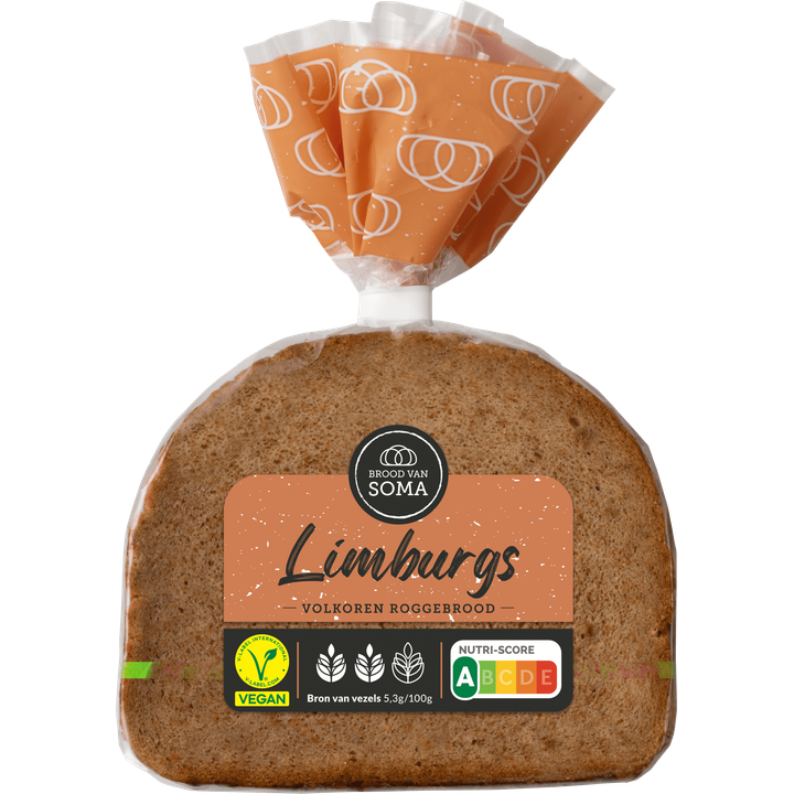 Brood van Soma Limburgs Volkoren Roggebrood 400 g
