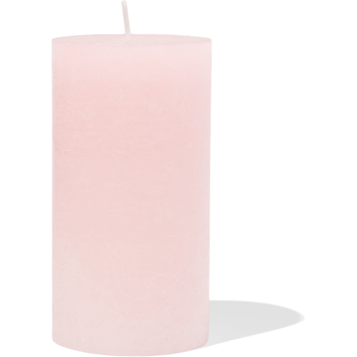 Rustieke Kaars Lichtroze